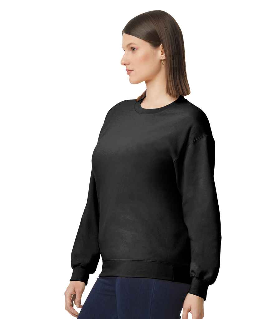 Gildan SoftStyle® Midweight Crew Neck Sweatshirt - Black (GD67)