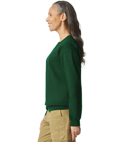 Gildan SoftStyle® Midweight Crew Neck Sweatshirt - Forest Green (GD67)