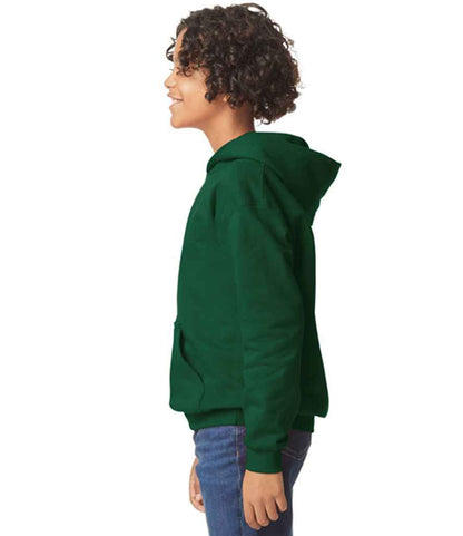 Gildan Kids SoftStyle® Midweight Hoodie - Forest Green (GD68B)
