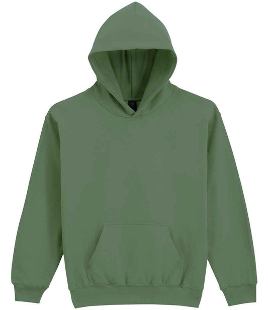 Gildan Kids SoftStyle® Midweight Hoodie - Military Green (GD68B)