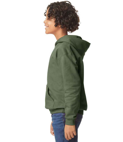 Gildan Kids SoftStyle® Midweight Hoodie - Military Green (GD68B)