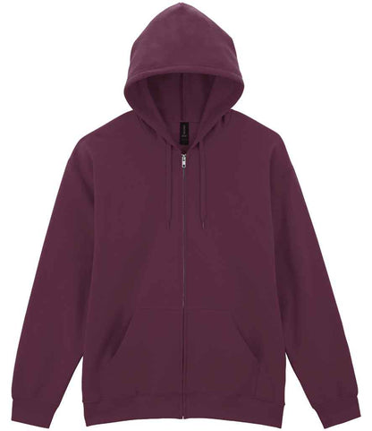 Gildan SoftStyle® Midweight Full Zip Hooded Sweatshirt - Maroon (GD69)