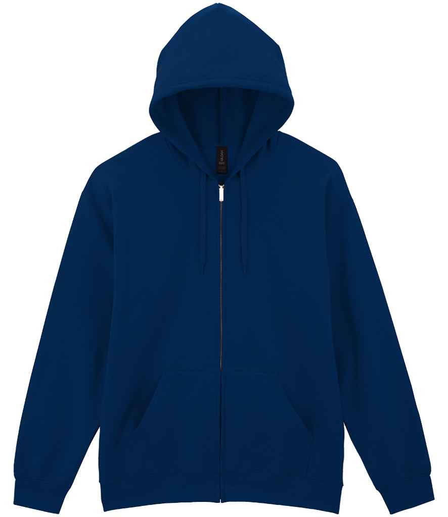 Gildan SoftStyle® Midweight Full Zip Hooded Sweatshirt - Navy (GD69)