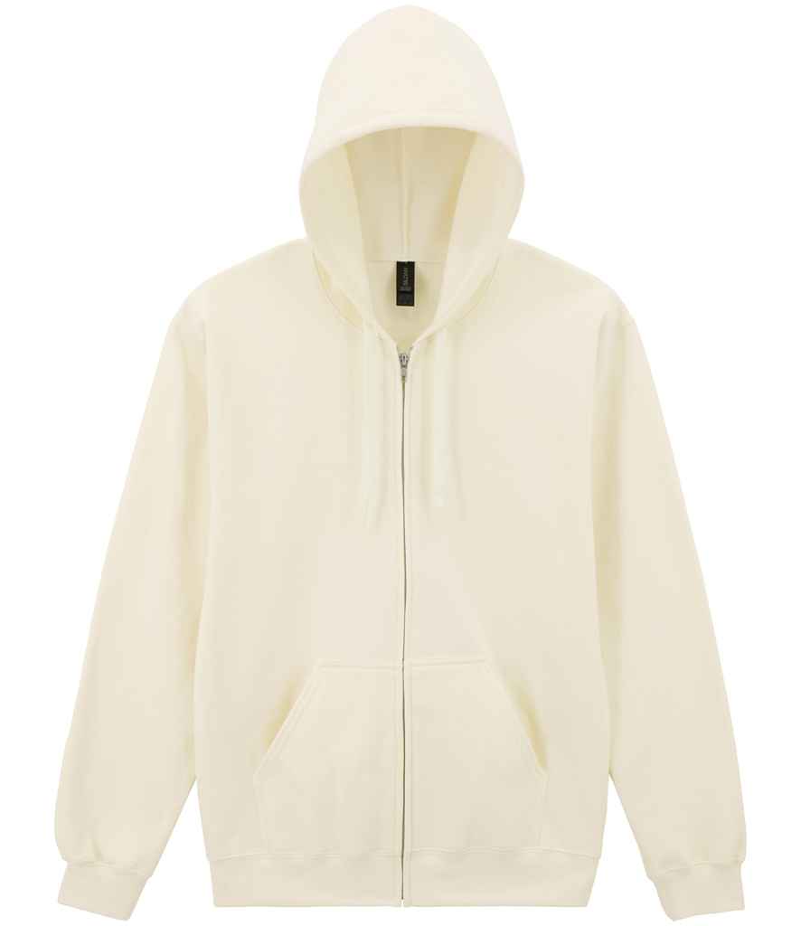 Gildan SoftStyle® Midweight Full Zip Hooded Sweatshirt - Off White (GD69)
