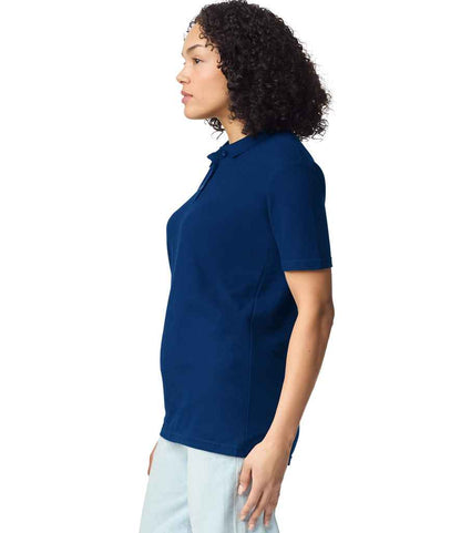 Gildan Ladies SoftStyle® Double Piqué Polo Shirt - Navy (GD75)