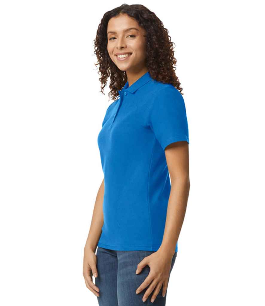 Gildan Ladies SoftStyle® Double Piqué Polo Shirt - Royal Blue (GD75)