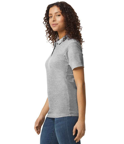 Gildan Ladies SoftStyle® Double Piqué Polo Shirt - Sport Grey (GD75)