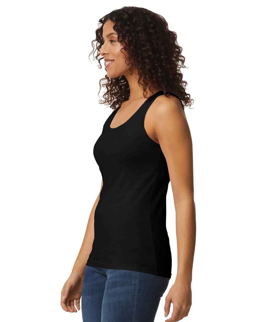 Gildan Ladies SoftStyle® Tank Top - Black (GD77)