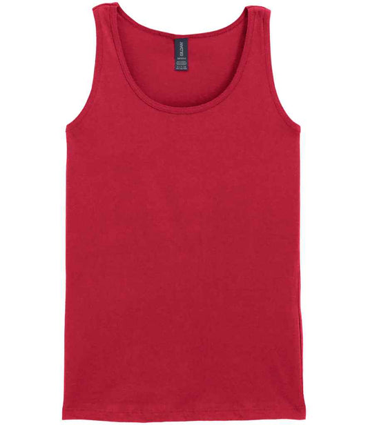 Gildan Ladies SoftStyle® Tank Top - Cherry Red (GD77)