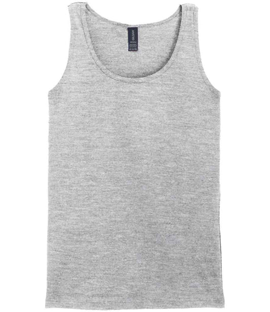 Gildan Ladies SoftStyle® Tank Top - Sport Grey (GD77)