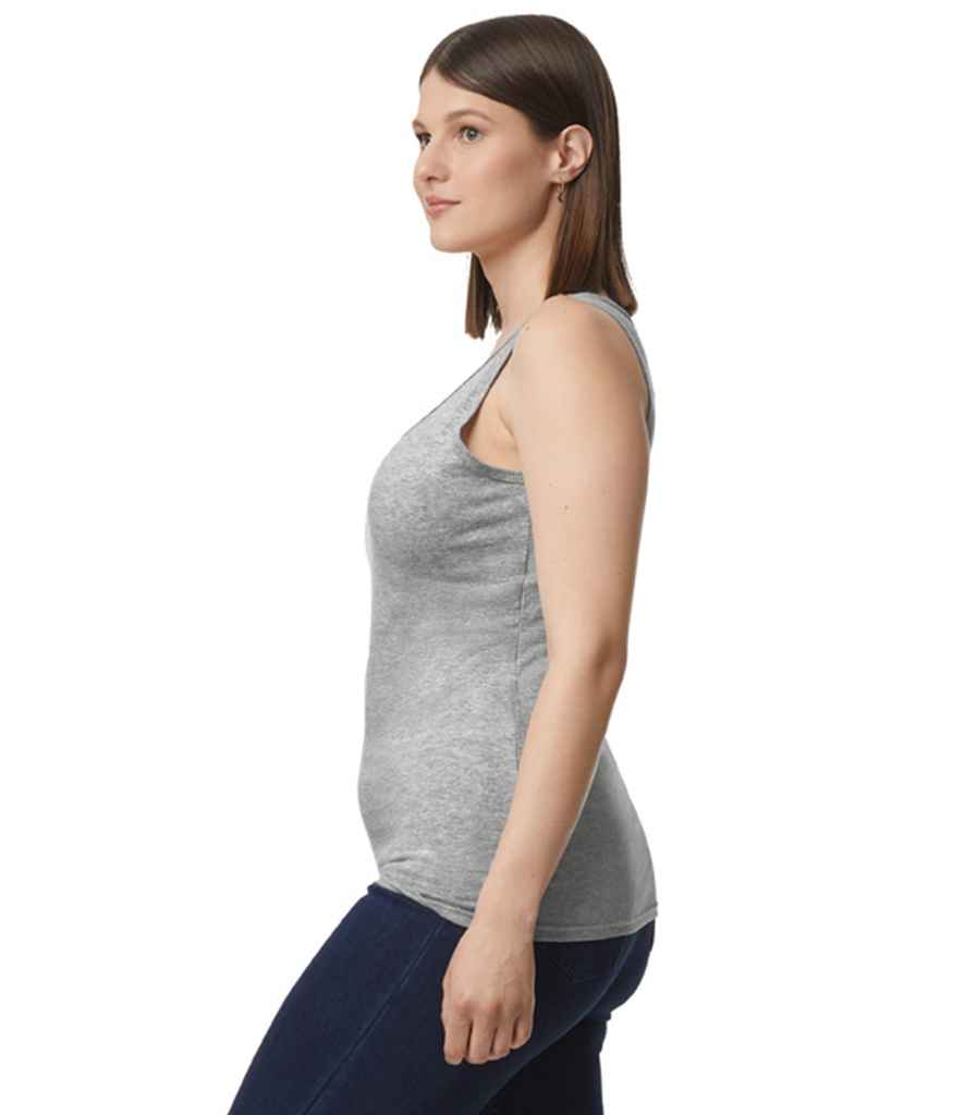 Gildan Ladies SoftStyle® Tank Top - Sport Grey (GD77)
