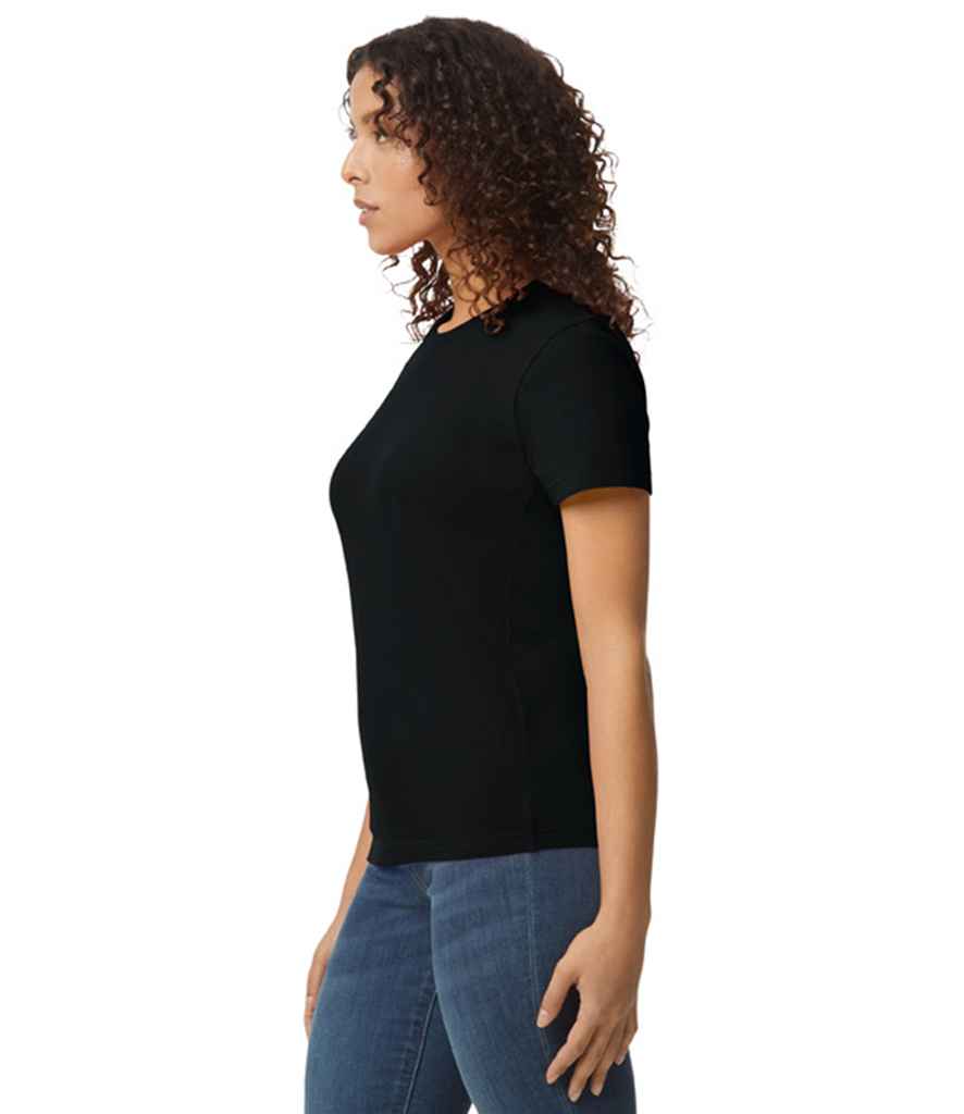 Gildan Ladies SoftStyle® Midweight T-Shirt - Pitch Black (GD92)