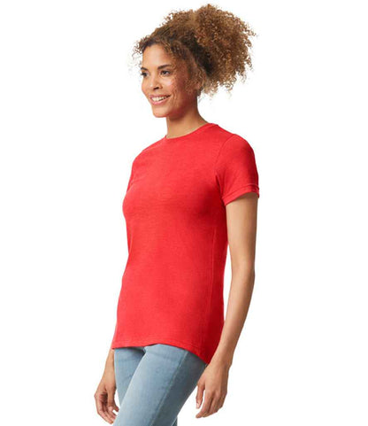 Gildan Ladies SoftStyle® CVC T-Shirt - Red Mist (GD93)