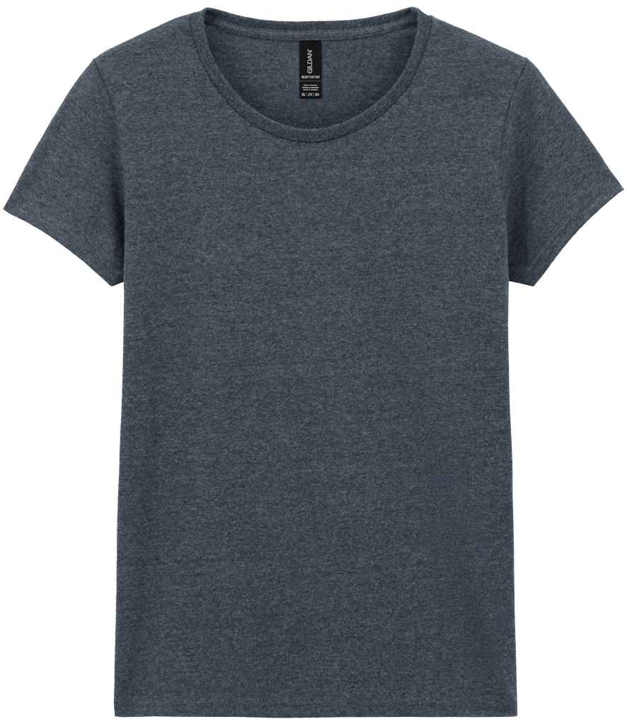 Gildan Ladies Heavy Cotton™ T-Shirt - Dark Heather (GD95)