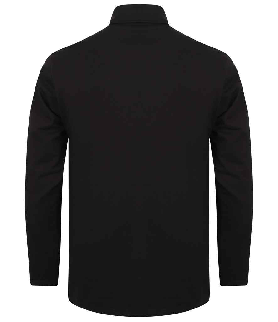Henbury Henbury Long Sleeve Roll Neck Top - Navy (H020)