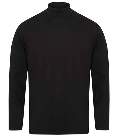 Henbury Henbury Long Sleeve Roll Neck Top - Navy (H020)