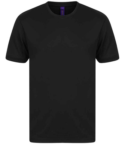 Henbury Henbury HiCool® Performance T-Shirt - Black (H024)