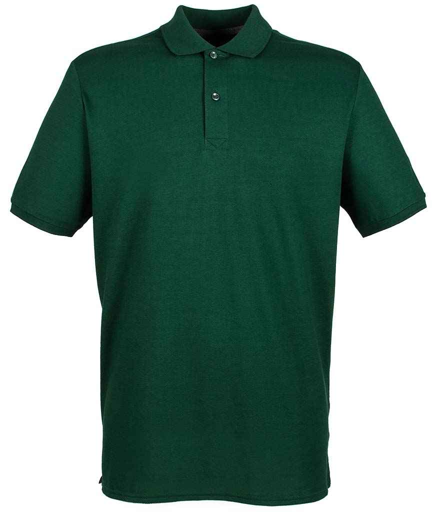 Henbury Henbury Modern Fit Cotton Piqué Polo Shirt - Bottle Green (H101)