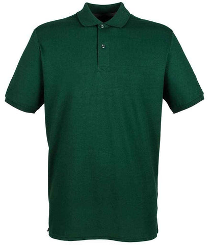 Henbury Henbury Modern Fit Cotton Piqué Polo Shirt - Bottle Green (H101)