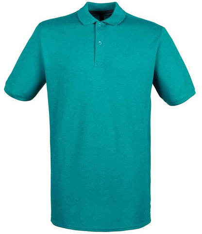 Henbury Henbury Modern Fit Cotton Piqué Polo Shirt - Bright Jade (H101)