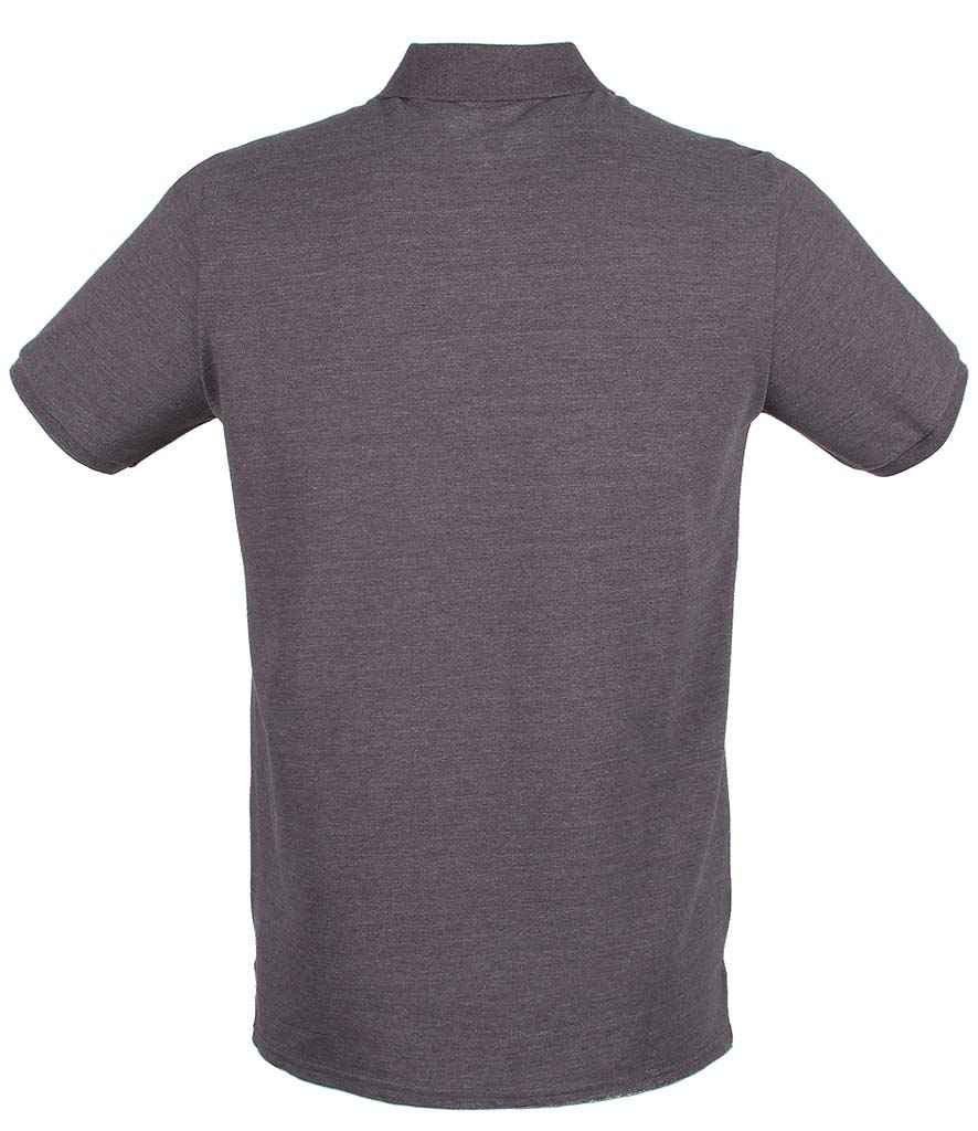 Henbury Henbury Modern Fit Cotton Piqué Polo Shirt - Charcoal (H101)