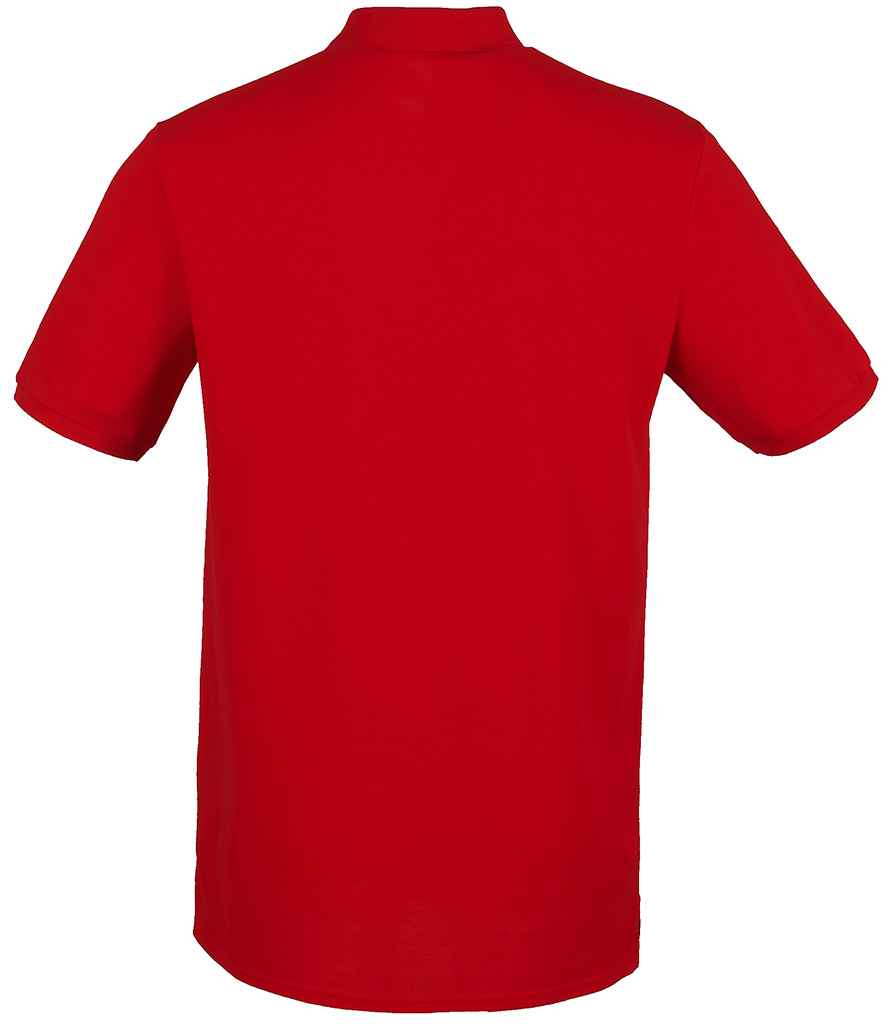 Henbury Henbury Modern Fit Cotton Piqué Polo Shirt - Classic Red (H101)