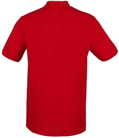 Henbury Henbury Modern Fit Cotton Piqué Polo Shirt - Classic Red (H101)