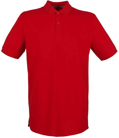 Henbury Henbury Modern Fit Cotton Piqué Polo Shirt - Classic Red (H101)