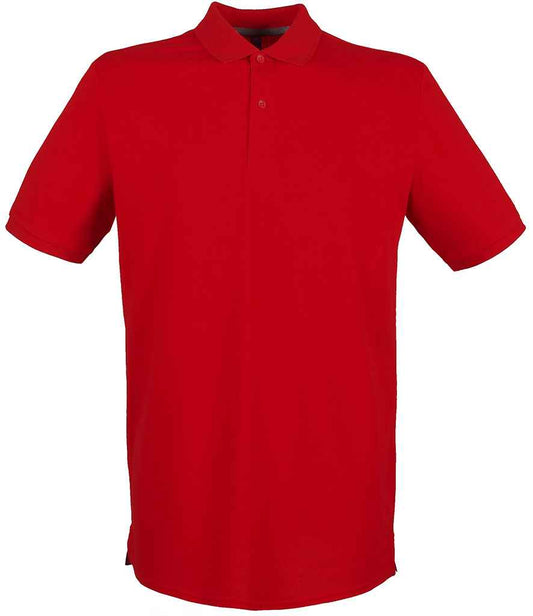 Henbury Henbury Modern Fit Cotton Piqué Polo Shirt - Classic Red (H101)
