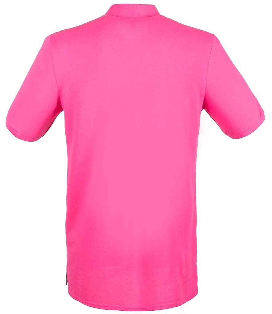 Henbury Henbury Modern Fit Cotton Piqué Polo Shirt - Fuchsia (H101)