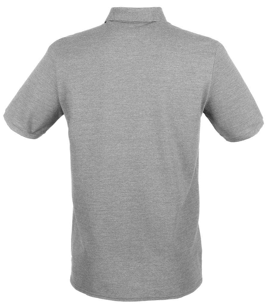 Henbury Henbury Modern Fit Cotton Piqué Polo Shirt - Heather Grey (H101)