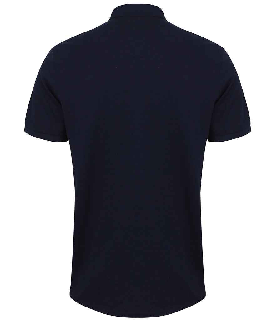 Henbury Henbury Modern Fit Cotton Piqué Polo Shirt - Navy (H101)