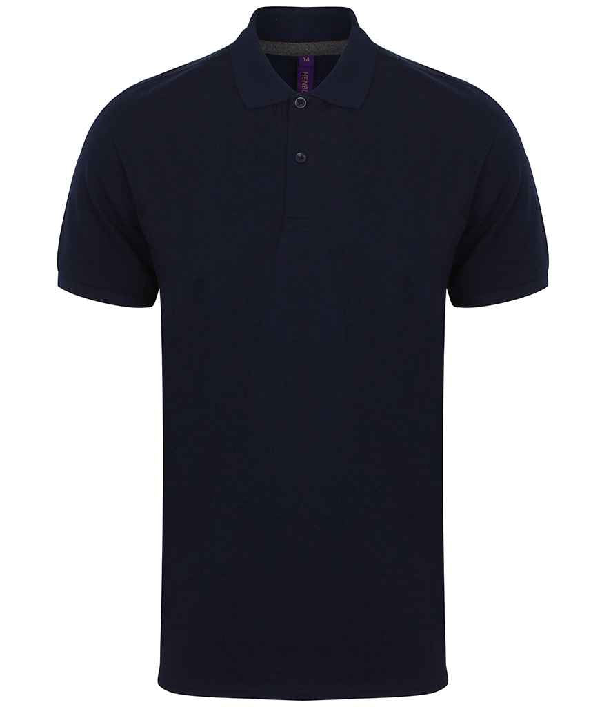 Henbury Henbury Modern Fit Cotton Piqué Polo Shirt - Navy (H101)