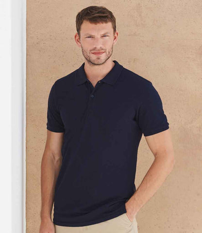Henbury Henbury Modern Fit Cotton Piqué Polo Shirt - Navy (H101)