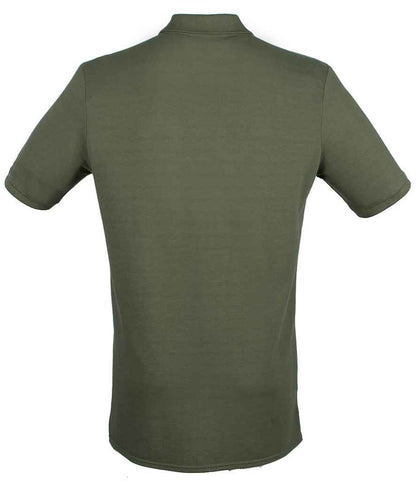 Henbury Henbury Modern Fit Cotton Piqué Polo Shirt - Olive Green (H101)