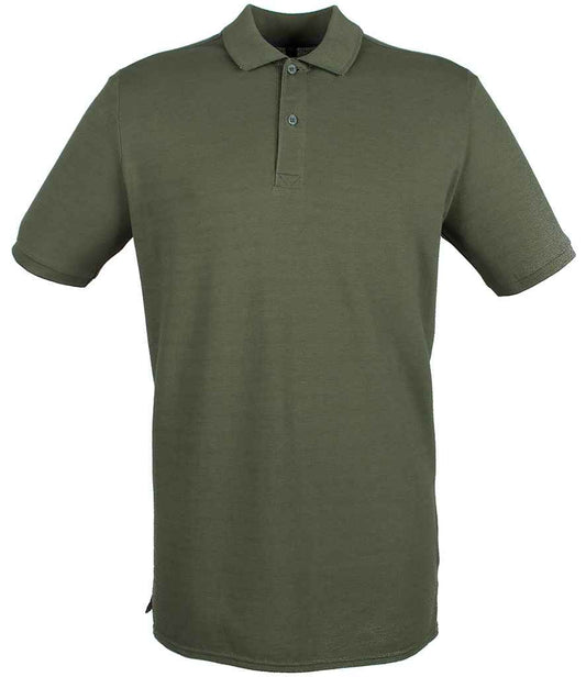 Henbury Henbury Modern Fit Cotton Piqué Polo Shirt - Olive Green (H101)