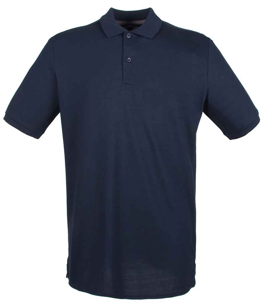 Henbury Henbury Modern Fit Cotton Piqué Polo Shirt - Oxford Navy (H101)