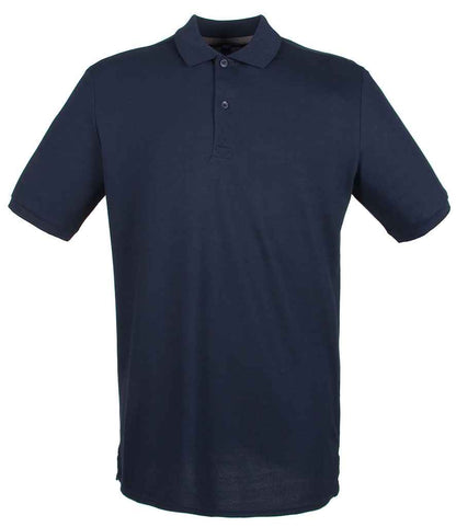 Henbury Henbury Modern Fit Cotton Piqué Polo Shirt - Oxford Navy (H101)
