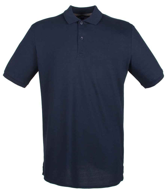 Henbury Henbury Modern Fit Cotton Piqué Polo Shirt - Oxford Navy (H101)