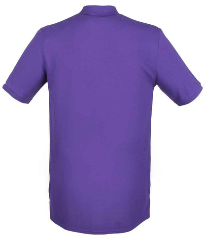 Henbury Henbury Modern Fit Cotton Piqué Polo Shirt - Purple (H101)