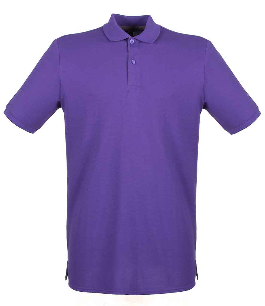 Henbury Henbury Modern Fit Cotton Piqué Polo Shirt - Purple (H101)