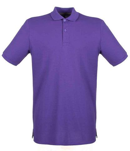Henbury Henbury Modern Fit Cotton Piqué Polo Shirt - Purple (H101)