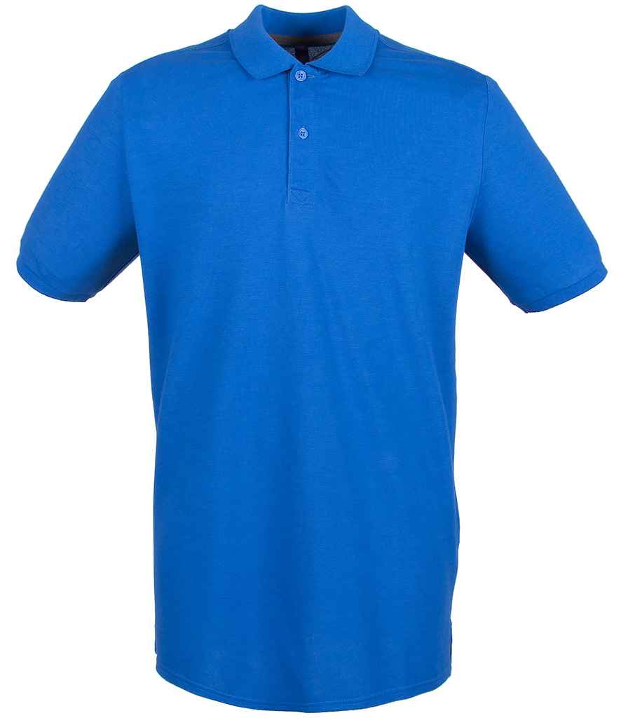 Henbury Henbury Modern Fit Cotton Piqué Polo Shirt - Royal Blue (H101)