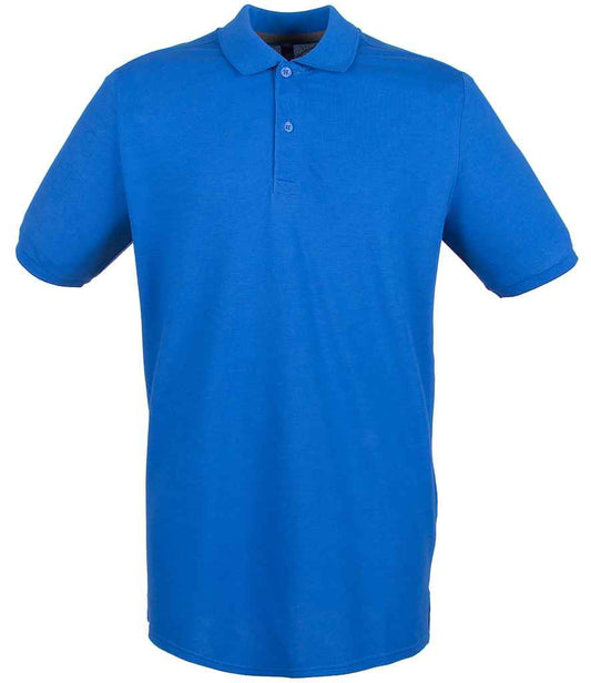 Henbury Henbury Modern Fit Cotton Piqué Polo Shirt - Royal Blue (H101)