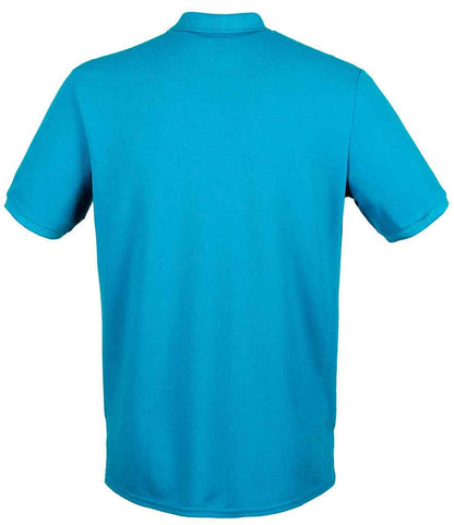 Henbury Henbury Modern Fit Cotton Piqué Polo Shirt - Sapphire Blue (H101)