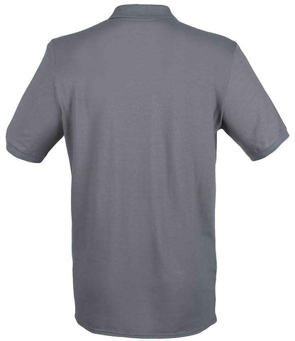 Henbury Henbury Modern Fit Cotton Piqué Polo Shirt - Steel Grey (H101)