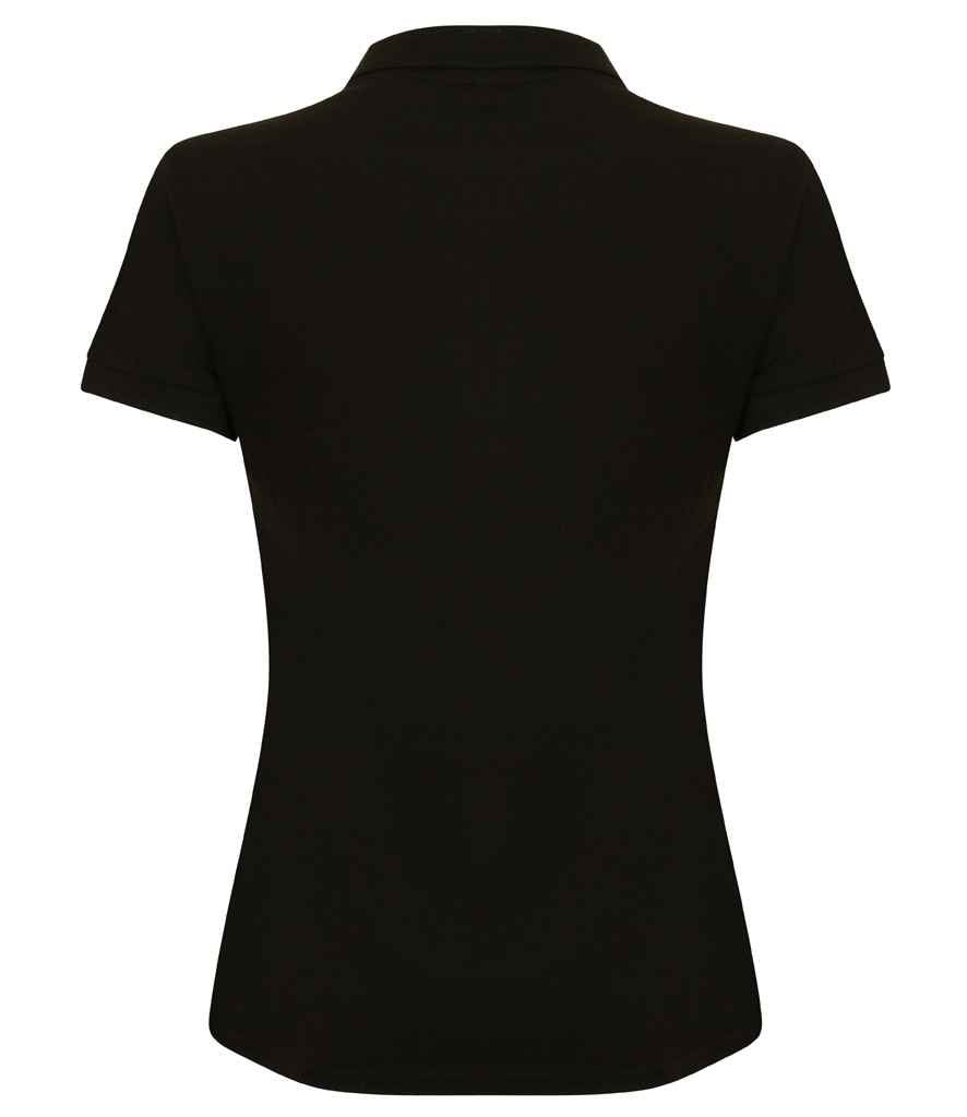 Henbury Henbury Ladies Modern Fit Cotton Piqué Polo Shirt - Black (H102)
