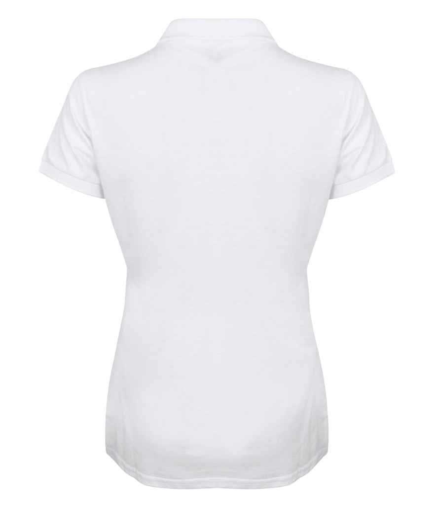 Henbury Henbury Ladies Modern Fit Cotton Piqué Polo Shirt - White (H102)