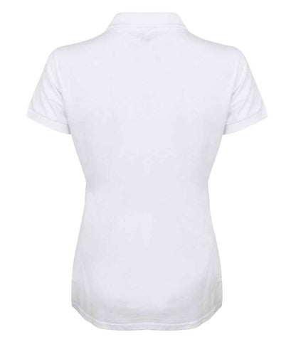 Henbury Henbury Ladies Modern Fit Cotton Piqué Polo Shirt - White (H102)