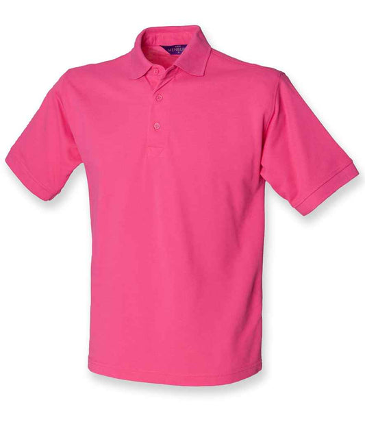 Henbury Henbury Heavy Poly/Cotton Piqué Polo Shirt - Fuchsia (H400)